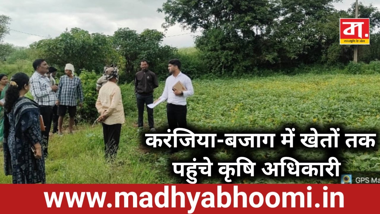 खेत-खेत पहुंचा कृषि विभाग, फसलों की जमीनी हकीकत परखी; किसानों की समस्याओं का मौके पर समाधान