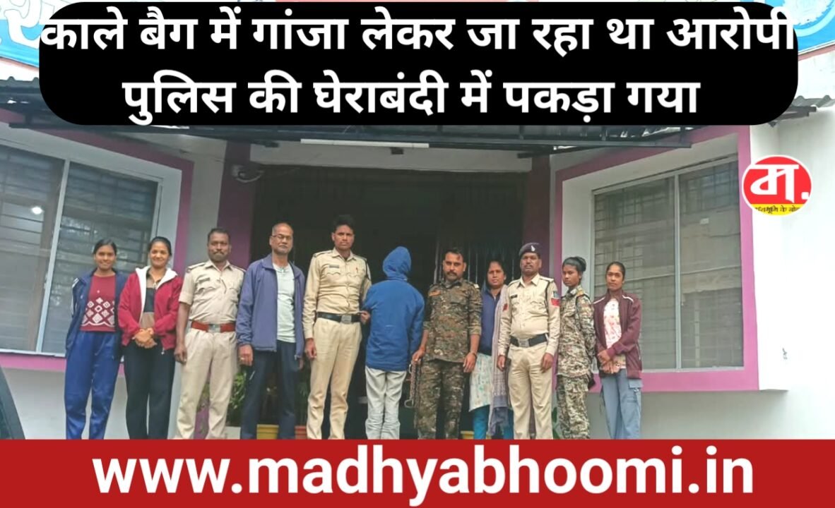 Dindori Crime News: गांजा तस्करी पर कार्रवाई, 6.228 किलो गांजा के साथ एक आरोपी गिरफ्तार